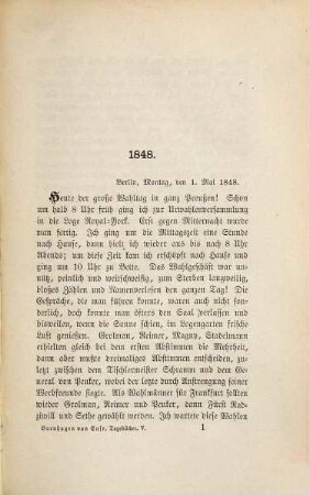 Tagebücher : aus dem Nachlaß Varnhagen's von Ense, 5