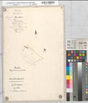 Wenden (Wenden), Separation Gerlingen, Brouillonkarte I Hünsborn, Flur 3