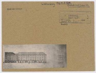 Repro: Wohnungsbau. Berlin, Lichtenberg, Weitlingstraße 60-66