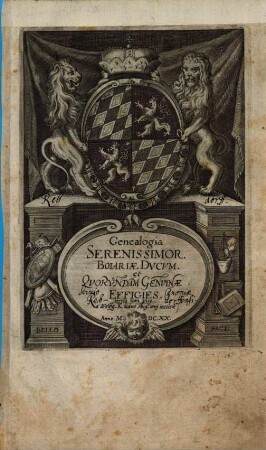 Genealogia Serenissimor. Boiariae ducum et quorundam genuinae effigies