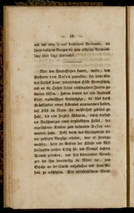 Wer den Vortrefflichen kannte,...