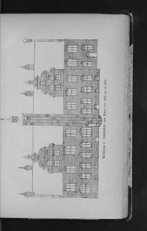 Abbildung 3. Ansichtsbild zum Plane von 1662 (zu S. 199).
