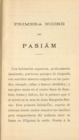 Primera noche del Pasiám