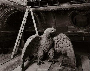 Aus einer Dokumentation zur Installation des Spiegelsaals aus dem ehemaligen Palais Budge im MKG