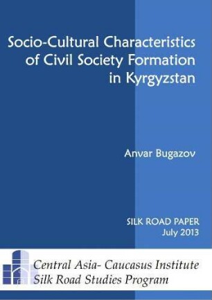 Socio-cultural characteristics of civil society formation in Kyrgyzstan