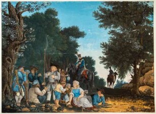Vorposten österreichischer Husaren