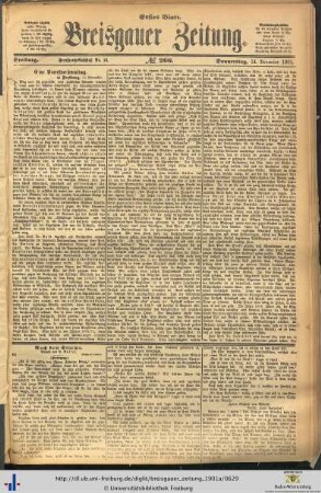14.11.1901 (Erstes Blatt)