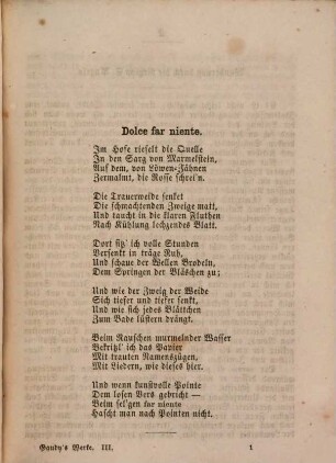 Franz Freiherrn Gaudy's poetische und prosaische Werke, 3