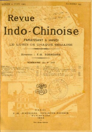 Lundi 22 Juin 1903. Numéro 244