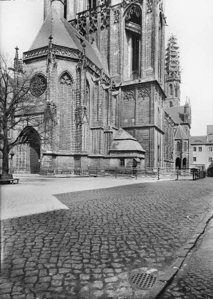Meißen. Dom St. Johannis Evangelistae und Donati (um 1260/1297, 1470/1477 Erneuerung, 1902/1912 Erneuerung). Teilaniht