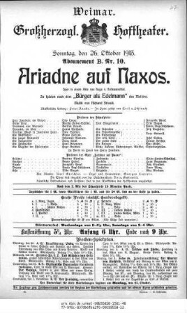 Ariadne auf Naxos