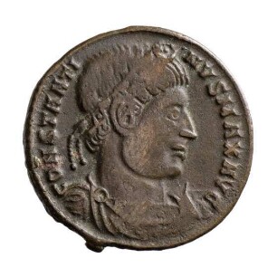 Münze, Follis, Aes 3, 332 - 333 n. Chr.