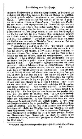 Entwickelung und ihre Gesetze