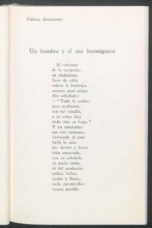 Un hombre y el oso hormiguero