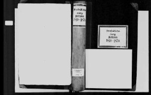 Waldhilsbach, evangelische Gemeinde: Standesbuch 1810-1869