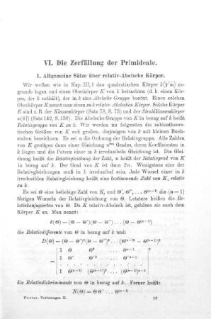 1. Allgemeine Sätze über relativ-Abelsche Körper