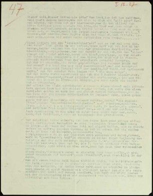 lieber tull, dieser inliegende brief kam heut...