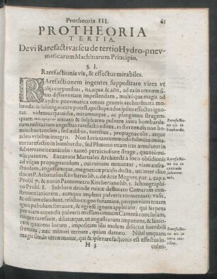 Protheoria Tertia.