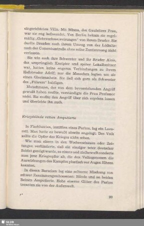 Kriegsblinde retten Amputierte