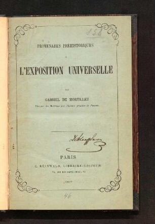 Promenades préhistoriques à l'Exposition universelle