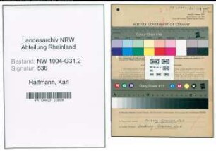 Entnazifizierung Karl Halfmann , geb. 23.11.1901 (Gastwirt)