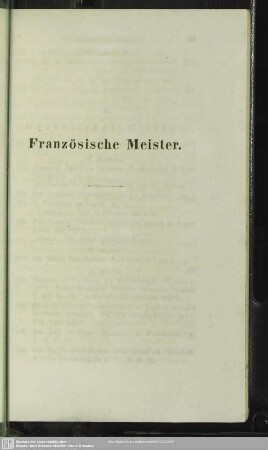 Französische Meister