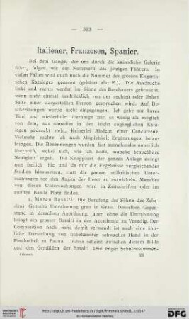 Italiener, Franzosen, Spanier