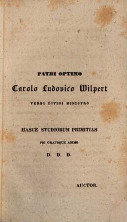 Adnotationes criticae de natura putrescentiae uteri : diss. inaug.