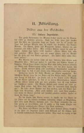 II. Abteilung