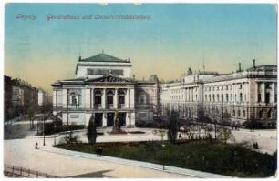 Leipzig: Gewandhaus und Universitätsbibliothek