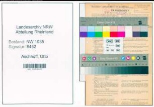Entnazifizierung Otto Aschhoff , geb. 01.07.1903 (Maschinist)