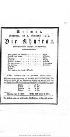 Die Ahnfrau
