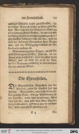 Die Ehrenstellen