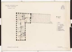 Schloss Sennfeld, Adelsheim: Grundriss 1. OG 1:100