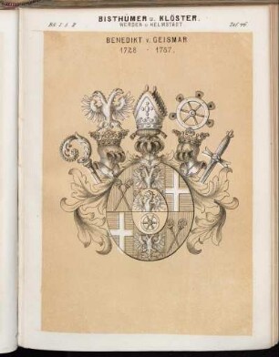Taf. 46. Benedikt v. Geismar 1728-1757.