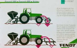 Druckregelung in der Fronthydraulik