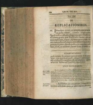 Tit. XIV. De Replicationibus.