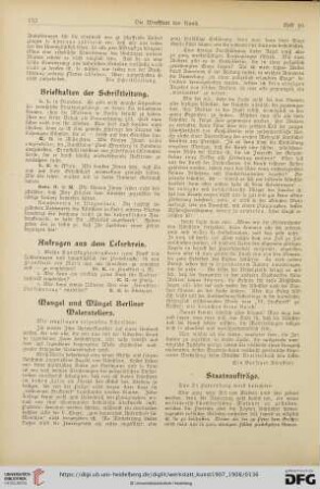 Mangel und Mängel Berliner Malerateliers