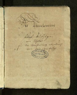 ¬Die¬ Piccolomini : in fünf Aufzügen