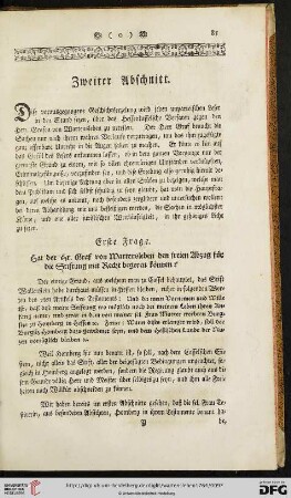 Erste Frage