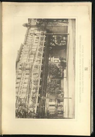 Überführung der Hochbahn im Zuge der Bülowstrasse, Kreuzung Steinmetzstrasse, zu Berlin