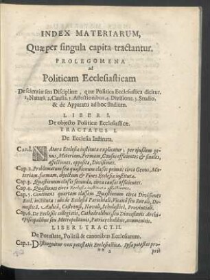 Index Materiarum