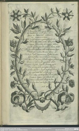 In Effigiem Serenissimi Principis ac Domini, Dn. Ludovici VI. Hassiae Land-Gravii etc. Principis Successoris Exoptatissimi