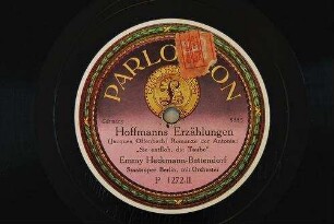 Hoffmanns Erzählungen : Romanze der Antonia: "Sie entfloh, die Taube" / (Jacques Offenbach)