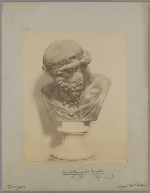 Napoli: Museo Nazionale, Platone, busto in bronzo (Ercolano, 1759), No. 5274