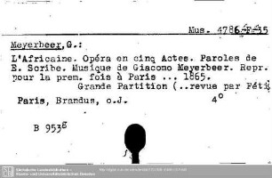 Meyerbeer, G.
