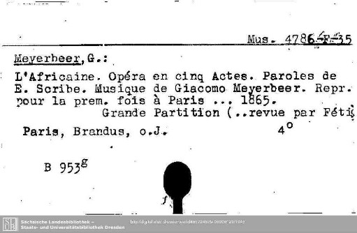 Meyerbeer, G.