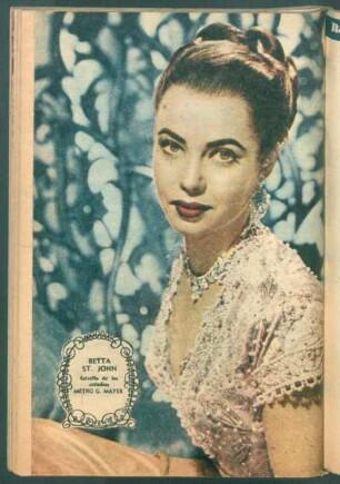 Betta St. John, estrella de los estudios Metro G. Mayer - [Retrato]