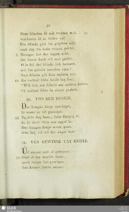 21. Von Gewinne unt Guote