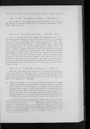 Versammlung zu Lüneburg. - 1443 Juni.